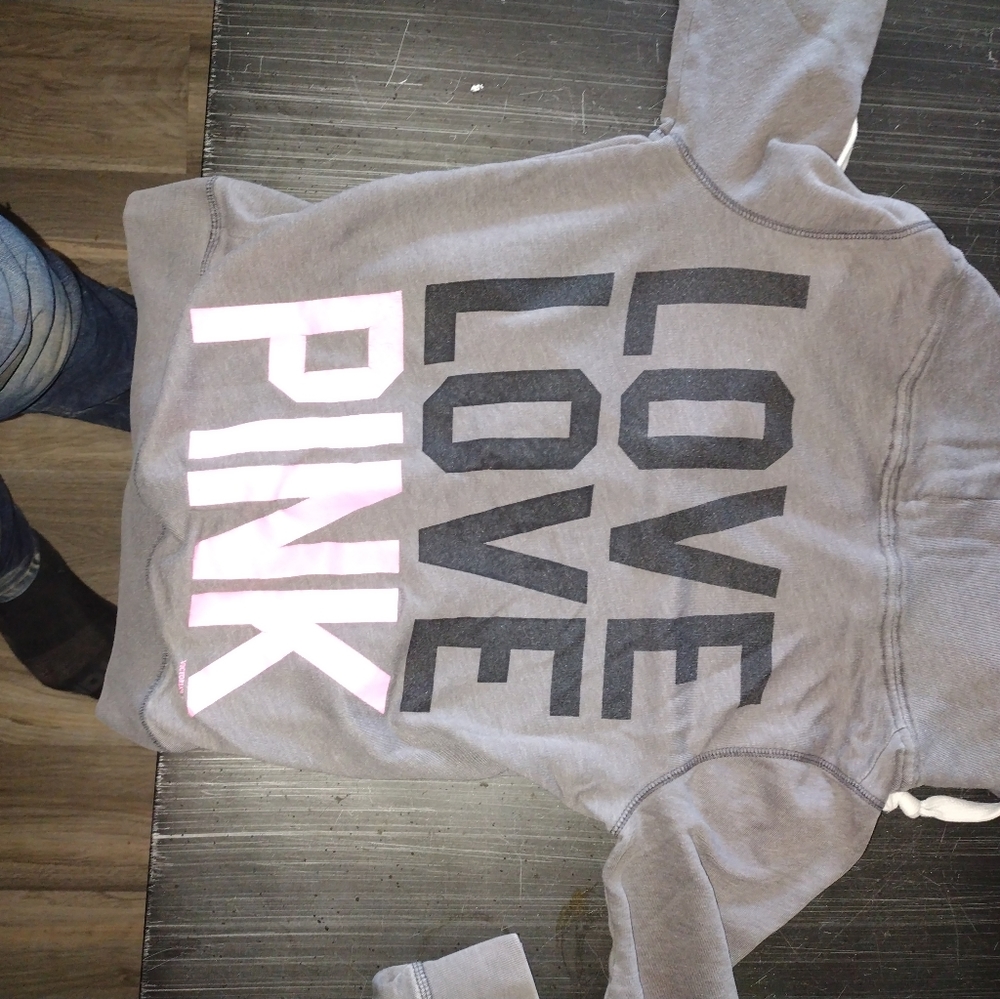 Pink zip up